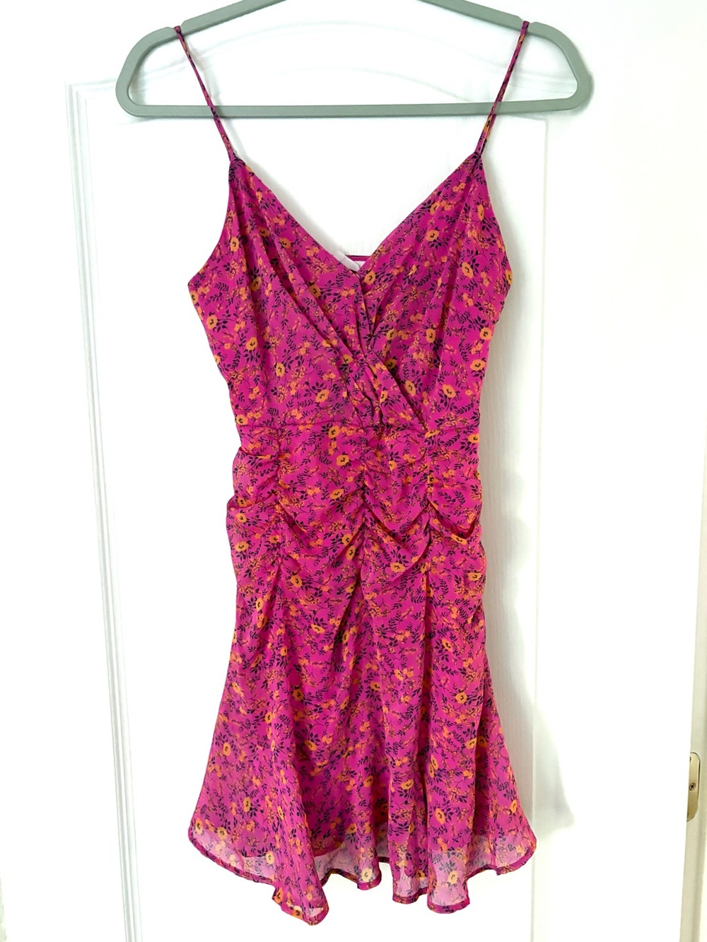 Urban Outfitters Pink Floral Mini Dress - XS